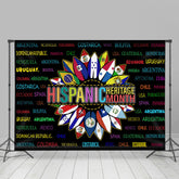 Lofaris Country Flag Sunflower Hispanic Heritage Month Backdrop